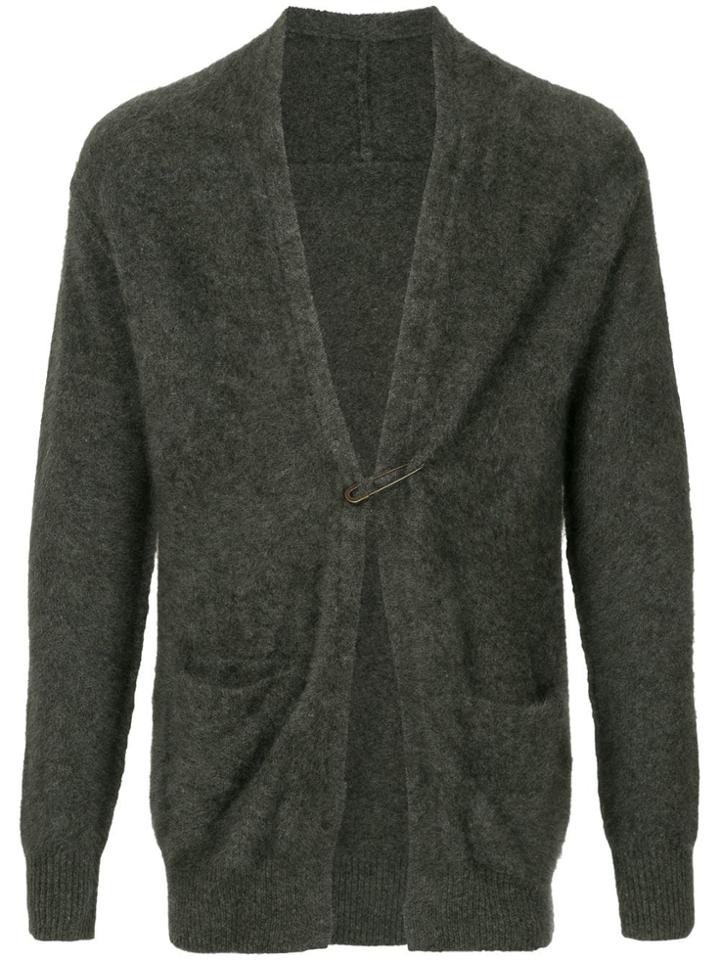 Kazuyuki Kumagai Raccoon Fur Cardigan - Grey