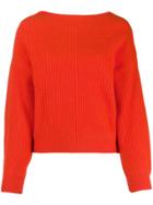 Bellerose Ribbed Knit Sweater - Orange