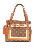 Louis Vuitton Pre-owned Sac Rayures Pm Hand Tote Bag - Brown