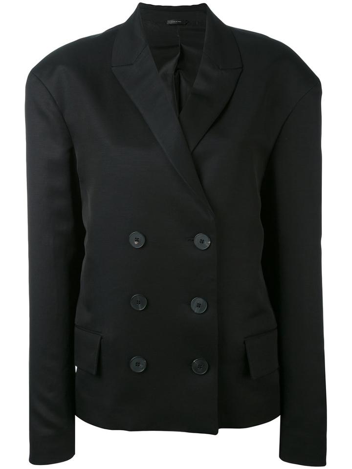 Jil Sander - Callas Jacket - Women - Linen/flax/silk/cupro/viscose - 34, Black, Linen/flax/silk/cupro/viscose