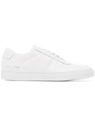 Common Projects White Bbal Low Top Leather Sneakers