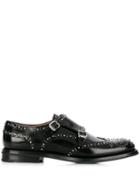 Church's Studded Buckled Monk Shoes - Black
