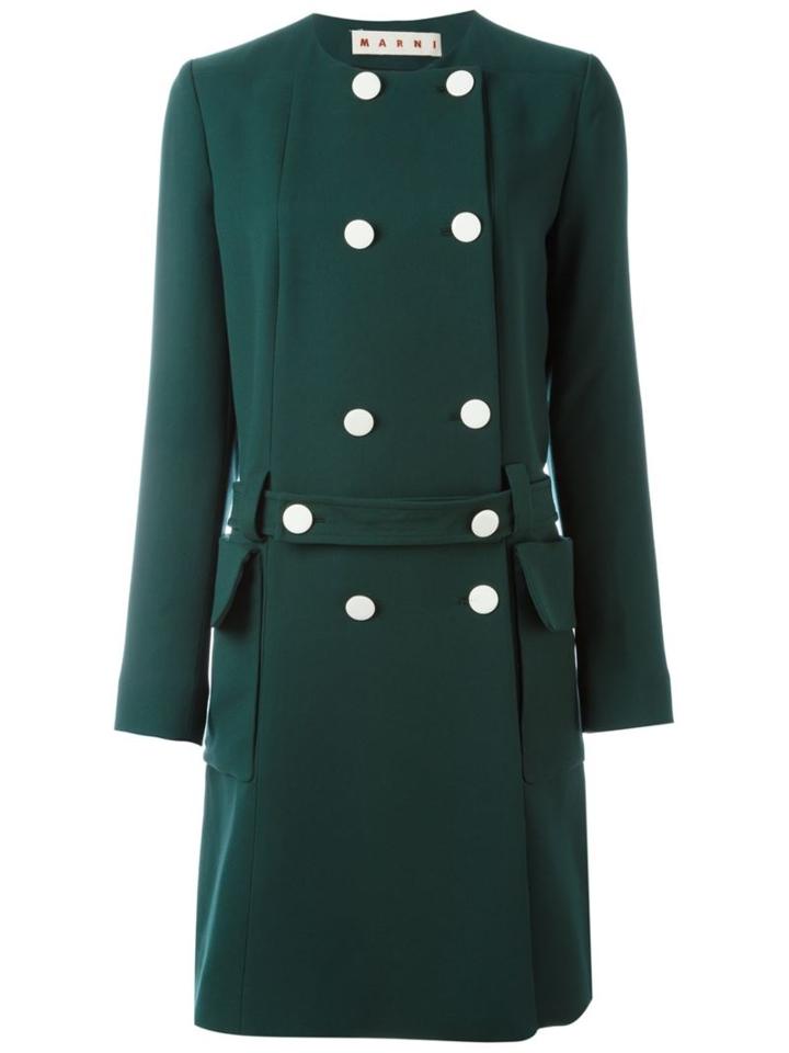 Marni Belted Double Breasted Mac