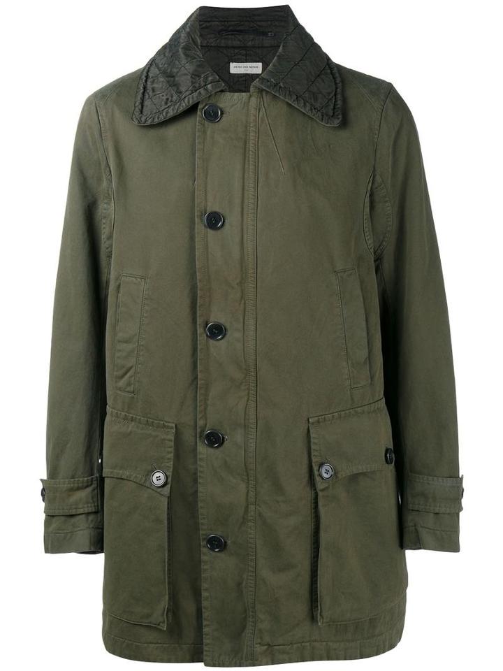 Dries Van Noten - 'verny' Military Parka - Men - Cotton - L, Green, Cotton