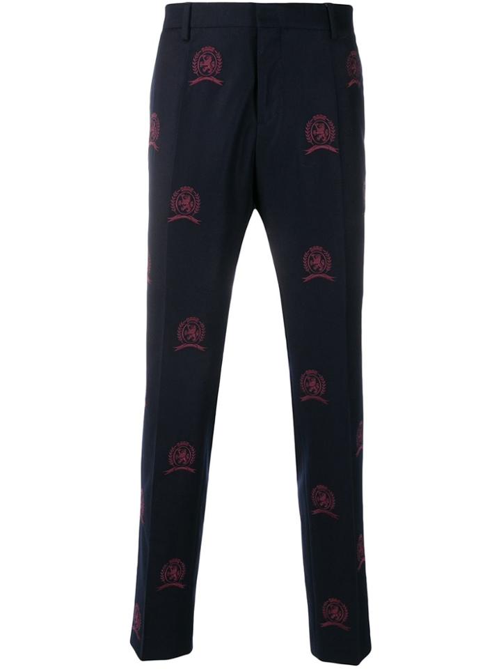 Hilfiger Collection Embroidered Suit Trousers - Blue