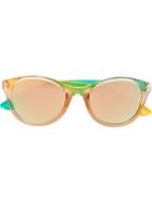 Stella Mccartney Kids - Square Frame Sunglasses - Kids - Acetate - One Size, Orange