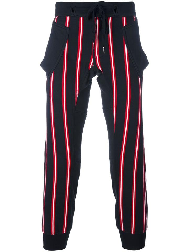 Ktz Striped Tapered Joggers