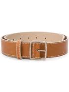 Golden Goose Deluxe Brand Branded Buckle Belt - Brown