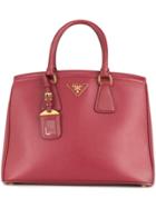 Prada Vintage Saffiano Lux Tote Bag - Red