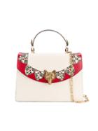 Gucci - Medium Linea Tote With Rear 'loved' Slogan - Women - Leather/metal - One Size, Nude/neutrals, Leather/metal