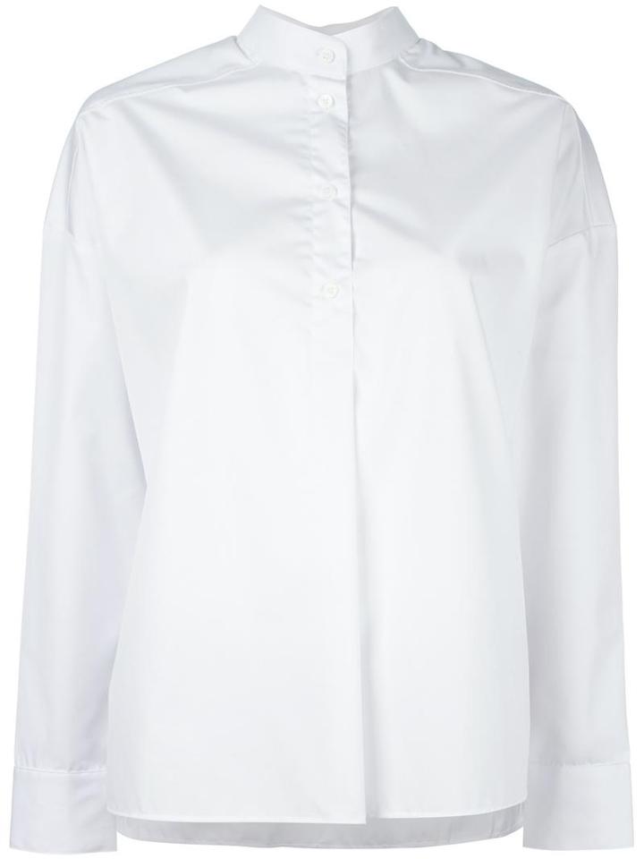 Each X Other Poncho Cut Shirt, Women's, Size: Small, White, Cotton