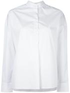 Each X Other Poncho Cut Shirt, Women's, Size: Small, White, Cotton