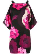 Trina Turk Floral Print Dress - Pink & Purple