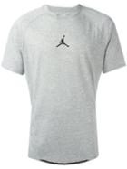 Nike Jordan Jump Man T-shirt, Men's, Size: Large, Grey, Cotton/polyester/viscose