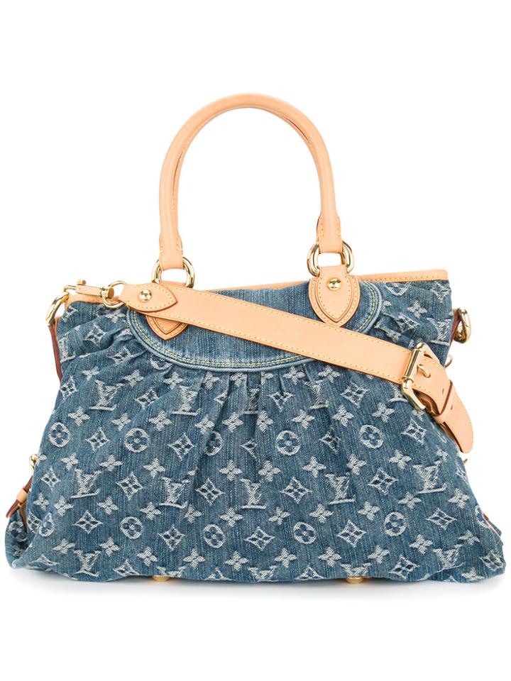 Louis Vuitton Vintage Neo Cabby 2way Tote - Blue