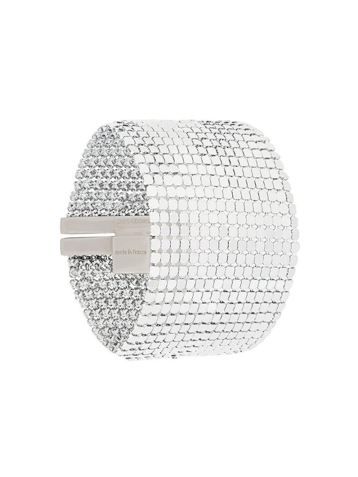 Paco Rabanne Mesh Bracelet, Women's, Metallic