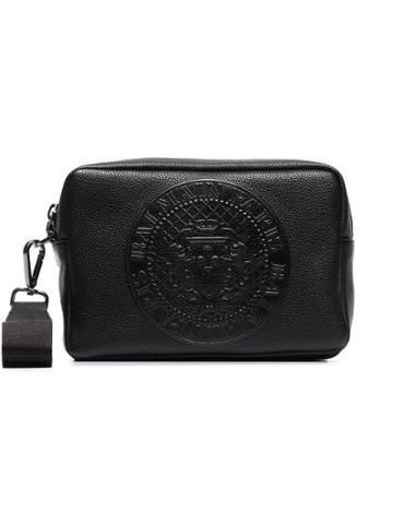 Balmain Balm Wllt Blk Lthr - Black