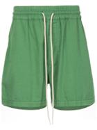 Bassike Classic Beach Shorts - Green