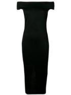 Versus Pre-owned 1990's Off The Shoulder Dress - Black