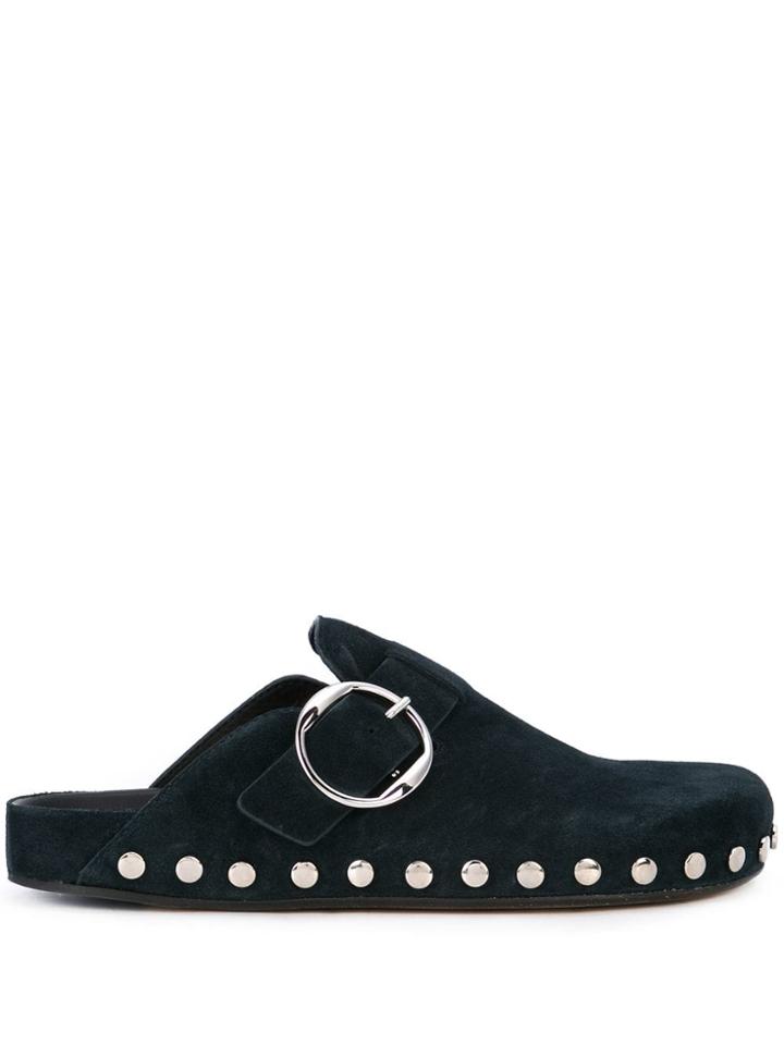 Isabel Marant Studded Slippers - Black
