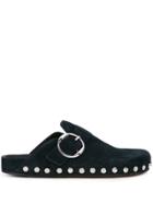 Isabel Marant Studded Slippers - Black