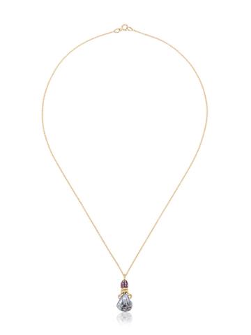 Daniela Villegas Khepri Sapphire, Diamond And Pearl Necklace -