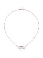 Kimberly Mcdonald Opal & Diamond Pendant Necklace - Metallic
