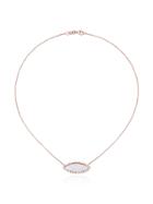 Kimberly Mcdonald Opal & Diamond Pendant Necklace - Metallic
