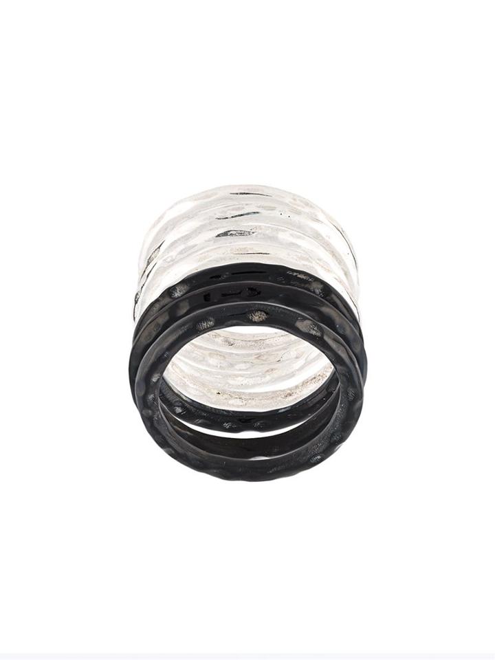 Henson Stack Ring Set, Adult Unisex, Size: 55, Metallic