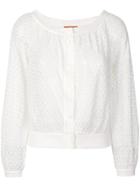 Missoni Floral Cropped Cardigan - White