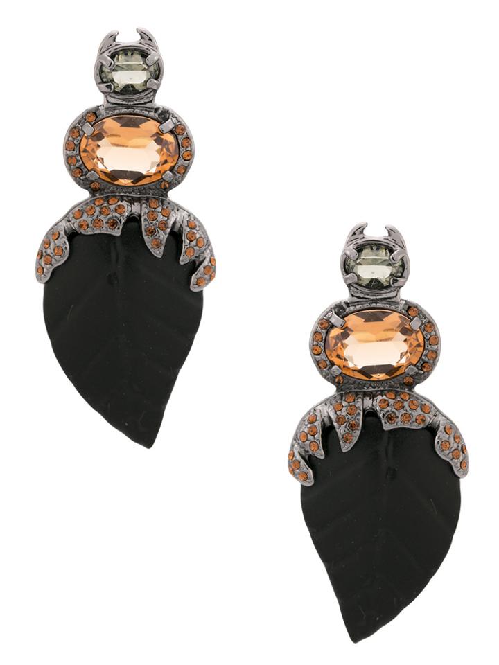 Camila Klein Folha Earrings - Metallic