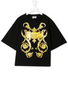 Moschino Kids Teen Moschino Couture Print T-shirt - Black