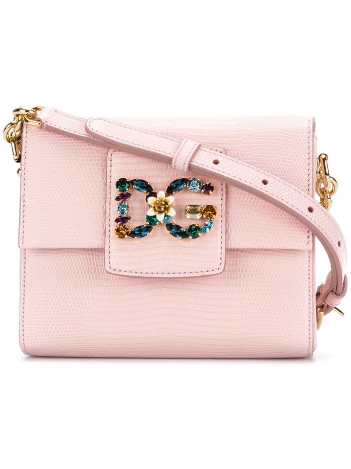 Dolce & Gabbana Mini Dg Millennials Shoulder Bag - Pink & Purple