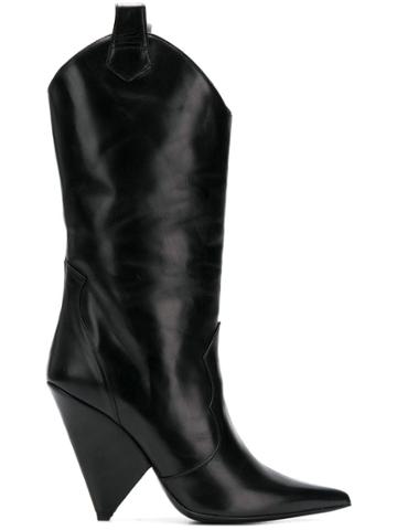 Aldo Castagna Western Boots - Black