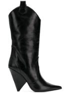 Aldo Castagna Western Boots - Black