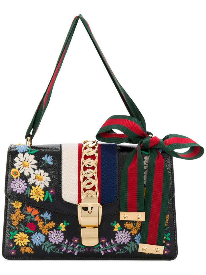 Gucci Sylvie Tote Bag - Black