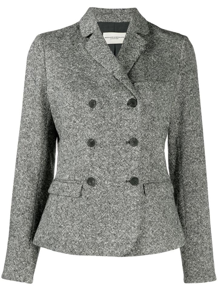 Holland & Holland Double-breasted Blazer Jacket - Grey