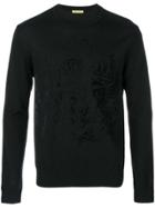 Versace Jeans Tone-on-tone Sweater - Black