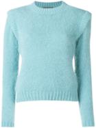 Alberta Ferretti Shoulder Pad Jumper - Blue