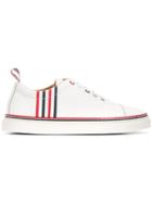 Thom Browne Side Stripe Sneakers - White