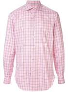 Kiton Checked Pink Shirt