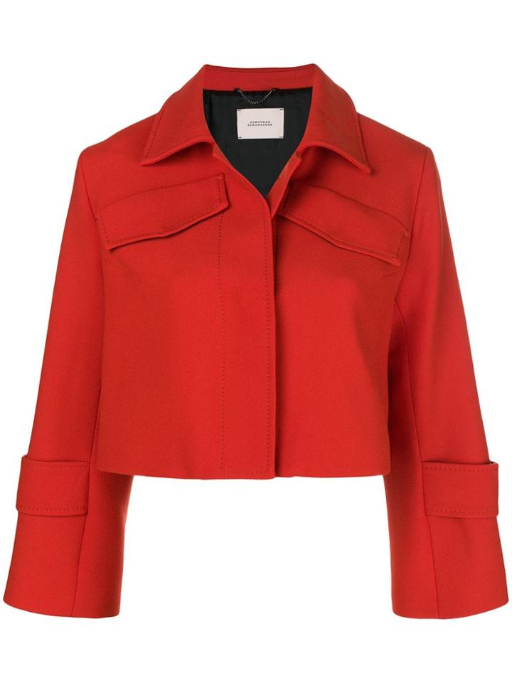 Dorothee Schumacher Cropped Jacket - Yellow & Orange