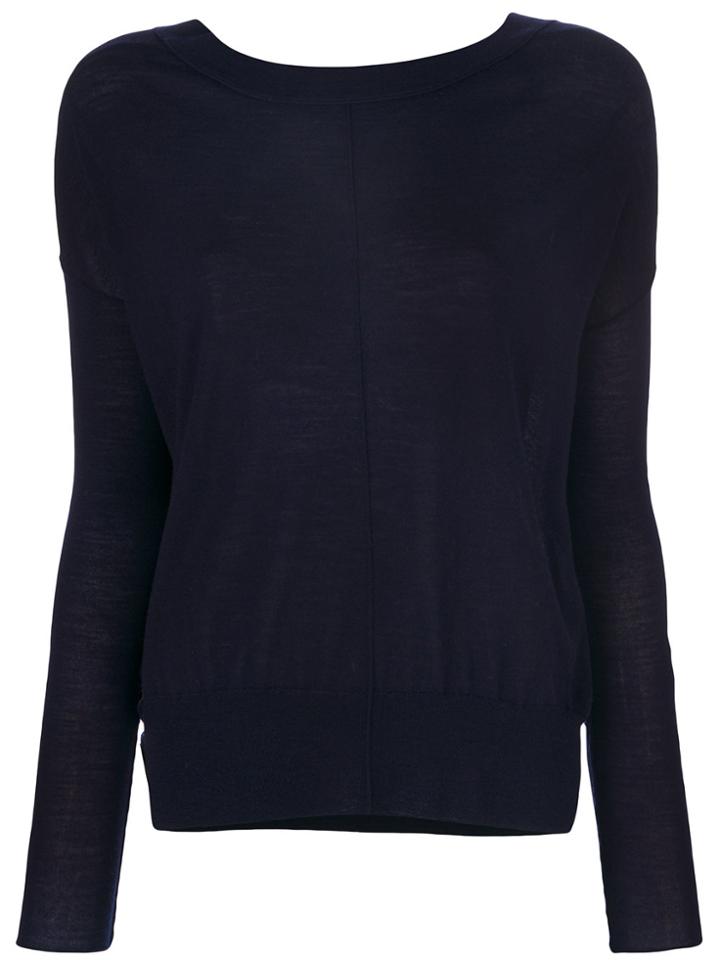 Forte Forte V-back Jumper - Blue