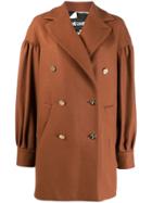 Just Cavalli Double-breasted Coat - Neutrals