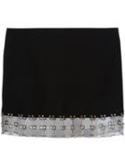 Paco Rabanne Eyelet Trim Mini Skirt