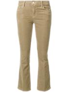 J Brand Cropped Trousers - Nude & Neutrals