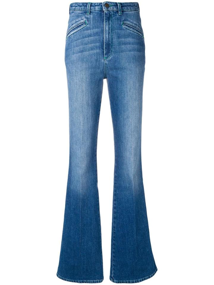Philosophy Di Lorenzo Serafini Flared Leg Jeans - Blue