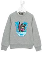 Dsquared2 Kids Ciro Print Sweatshirt, Boy's, Size: 12 Yrs, Grey