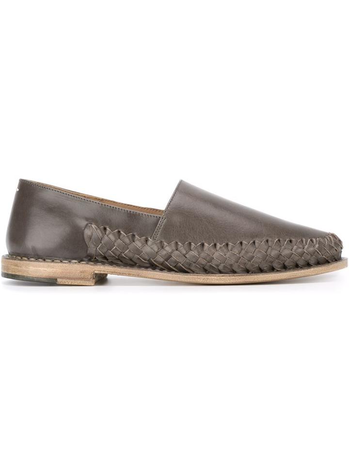 Maison Margiela Woven Detail Loafers