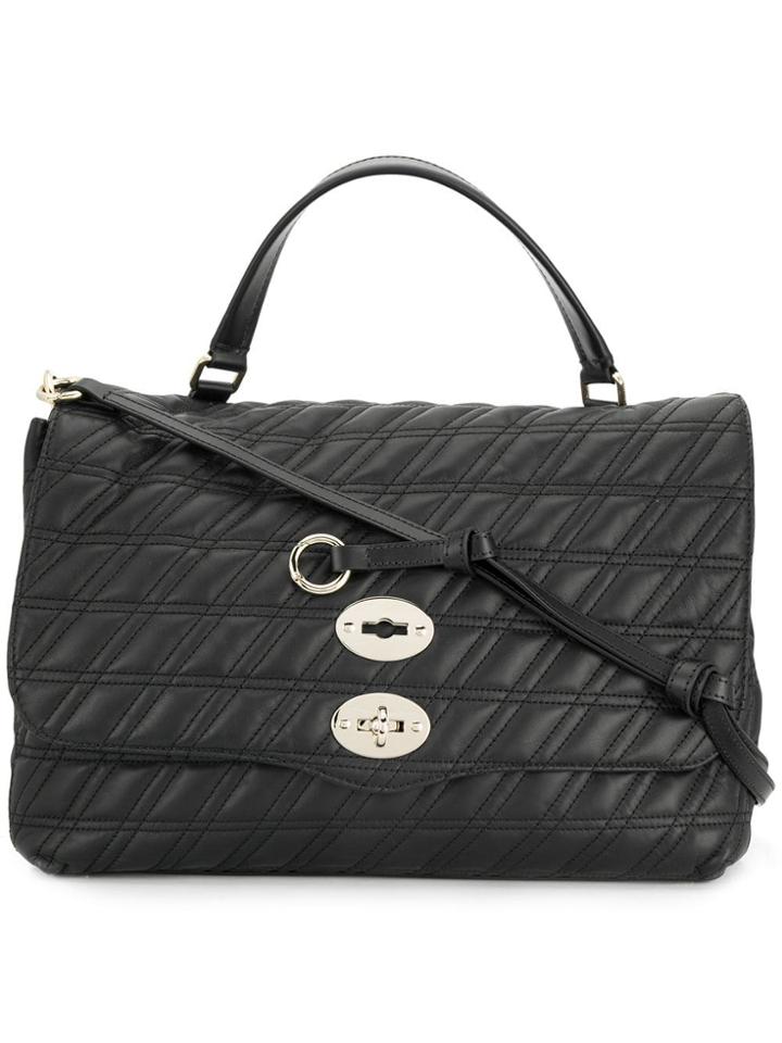 Zanellato Postina Quilted Tote Bag - Black